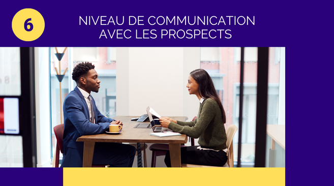 6 niveaux de communication avec nos prospects